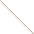 thumbnail image 1 of Beautiful 14k Rose Gold 1.8mm D/C Rope Chain, 1 of 1