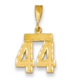 thumbnail image 1 of Beautiful 14k Small Diamond-cut Number 44 Charm, 1 of 1