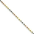 thumbnail image 1 of Beautiful 14k Tri-Color 2.9mm D/C Rope Chain, 1 of 1
