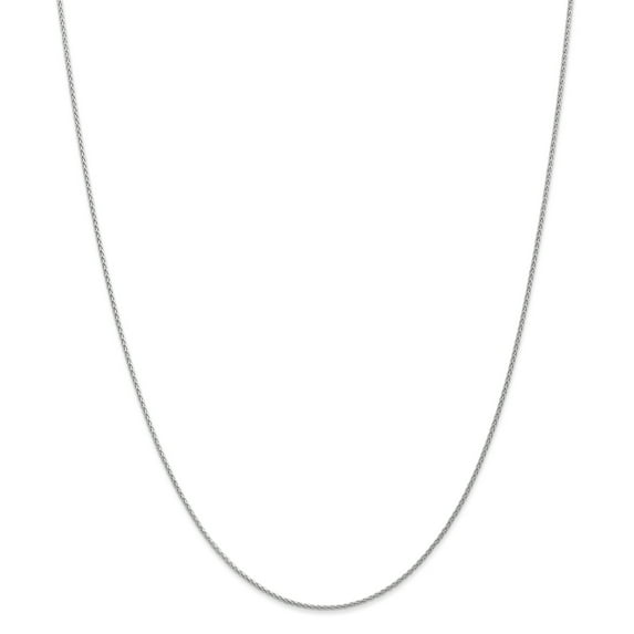 Beautiful 14k WG 1.2mm Parisian Wheat Chain