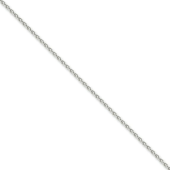 Beautiful 14k WG 2.25mm Parisian Wheat Chain