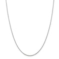 thumbnail image 1 of Beautiful 14k White Gold 1.25mm Round Parisian Wheat Chain, 1 of 2