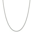thumbnail image 1 of Beautiful 14k White Gold 1.5mm Semi-Solid Round Box Chain, 1 of 2