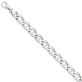 thumbnail image 1 of Beautiful 14k White Gold 10.3mm Hand-Polished Anchor Link Bracelet, 1 of 2
