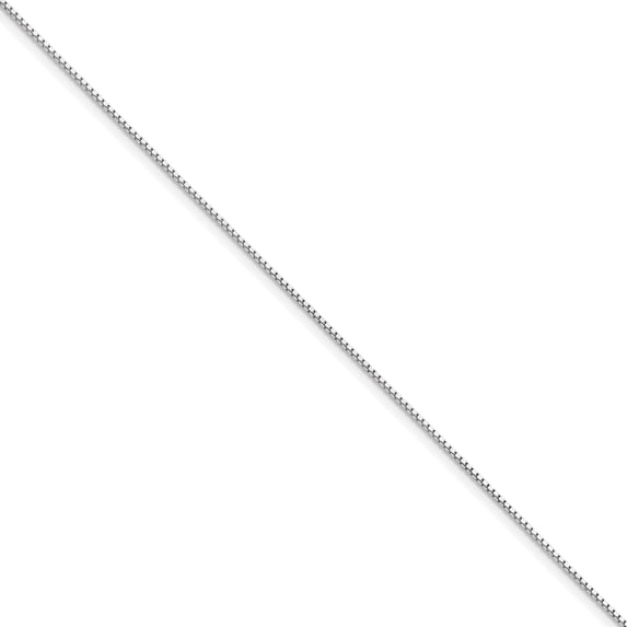Beautiful 14k White Gold .95mm Box Chain