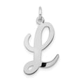 thumbnail image 1 of Beautiful 14k White Gold Large Script Initial L Charm, 1 of 2
