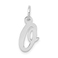 thumbnail image 1 of Beautiful 14k White Gold Small Script Initial O Charm, 1 of 2