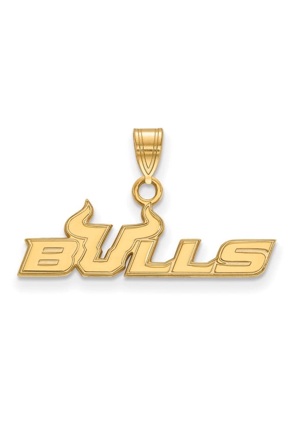 Beautiful 14ky LogoArt University of South Florida Small Pendant