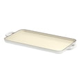 thumbnail image 1 of Beautiful 18-Inch Cast Enamel Griddle Pan, White Icing by Drew Barrymore, 1 of 7