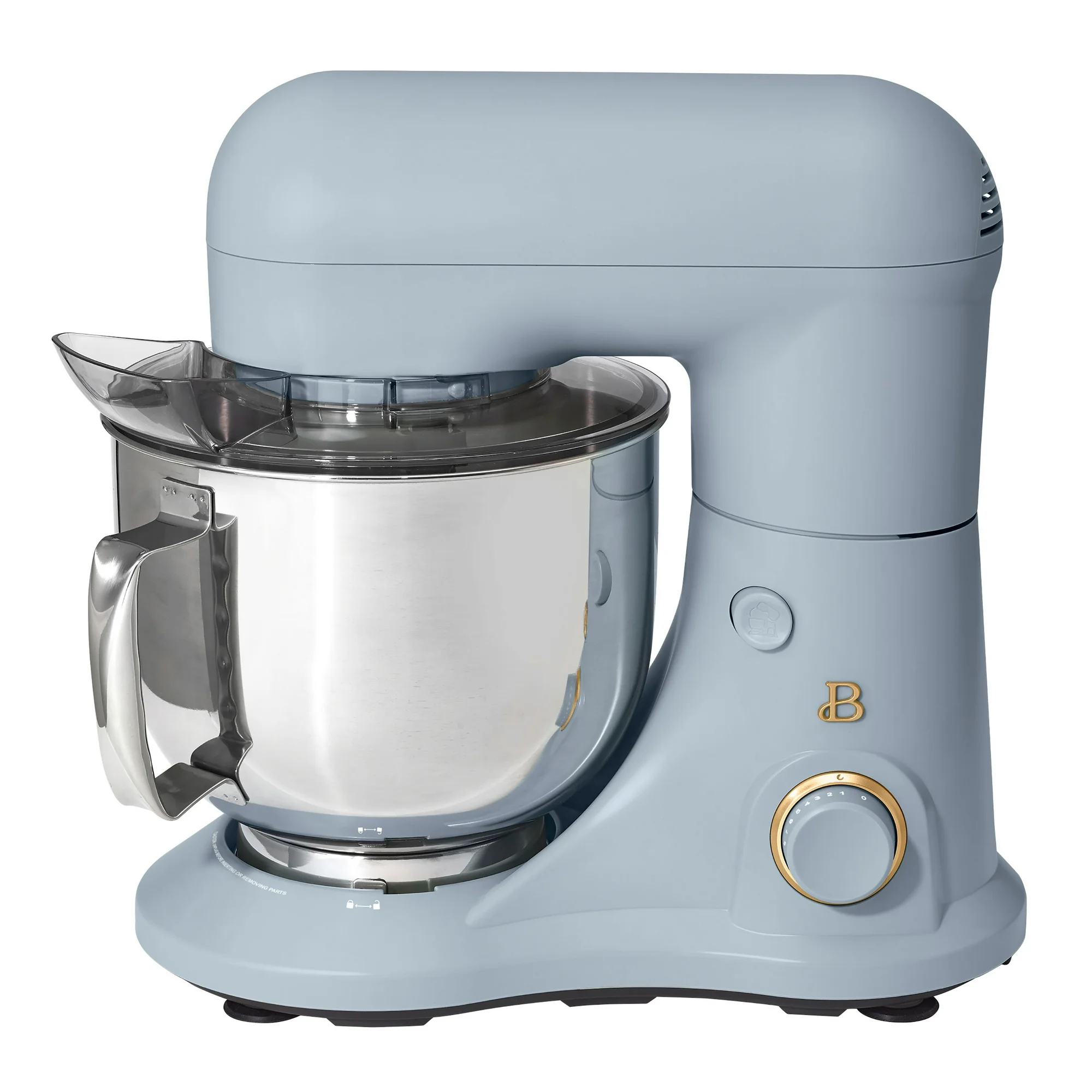 Beautiful 19130 5.3 Qt Stand Mixer, Cornflower Blue with Flat Beater, Dough Hook, Balloon Whisk