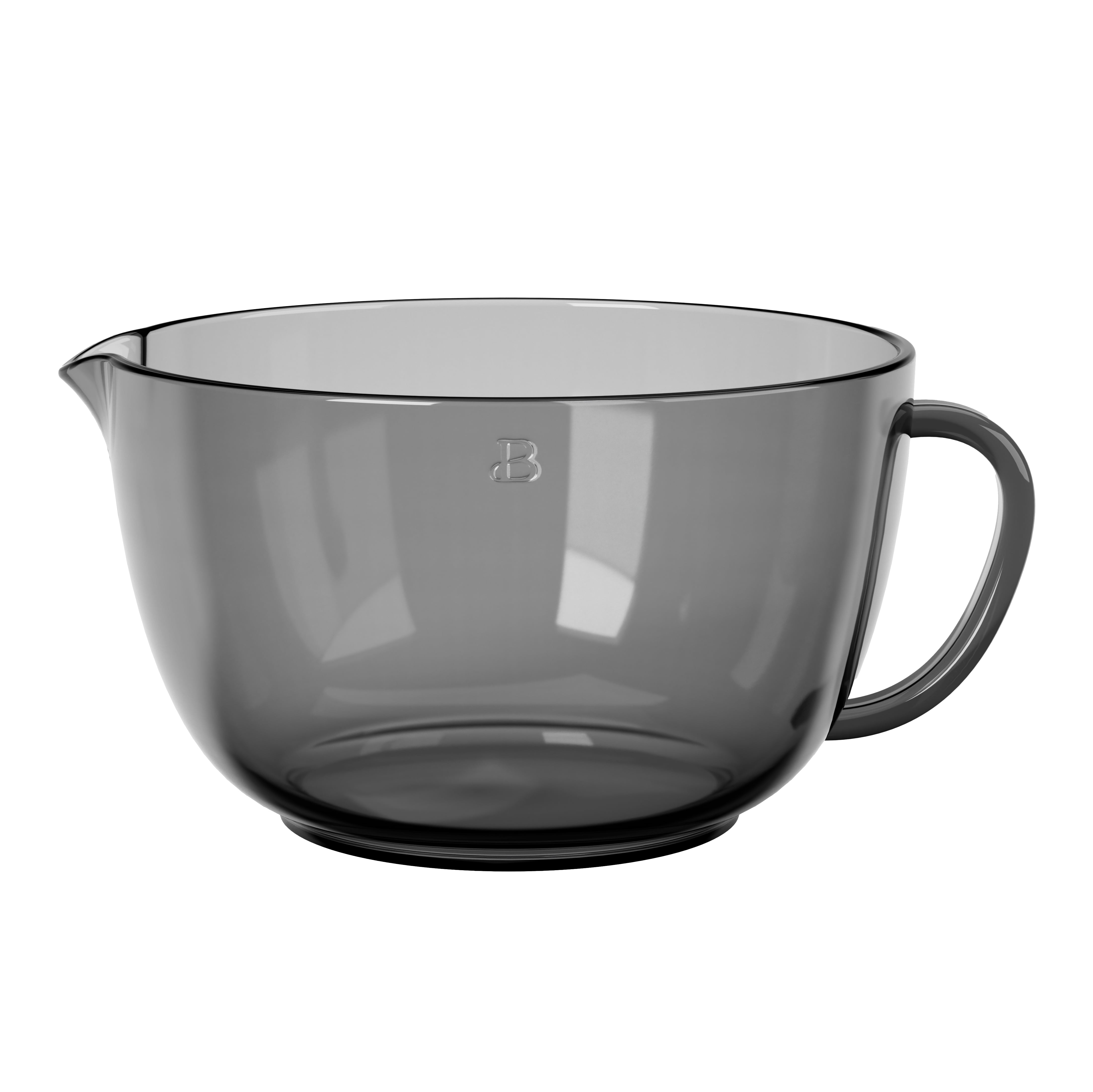 Beautiful 2.5 Qt Glass Mixing Bowl with Handle by Drew Barrymore