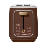 Beautiful 2-Slice Toaster with Touch-Activated Display, Chocolate by Drew Barrymore