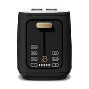Beautiful 2 Slice Toaster with Touch-Activated Display, Black Sesame by Drew Barrymore