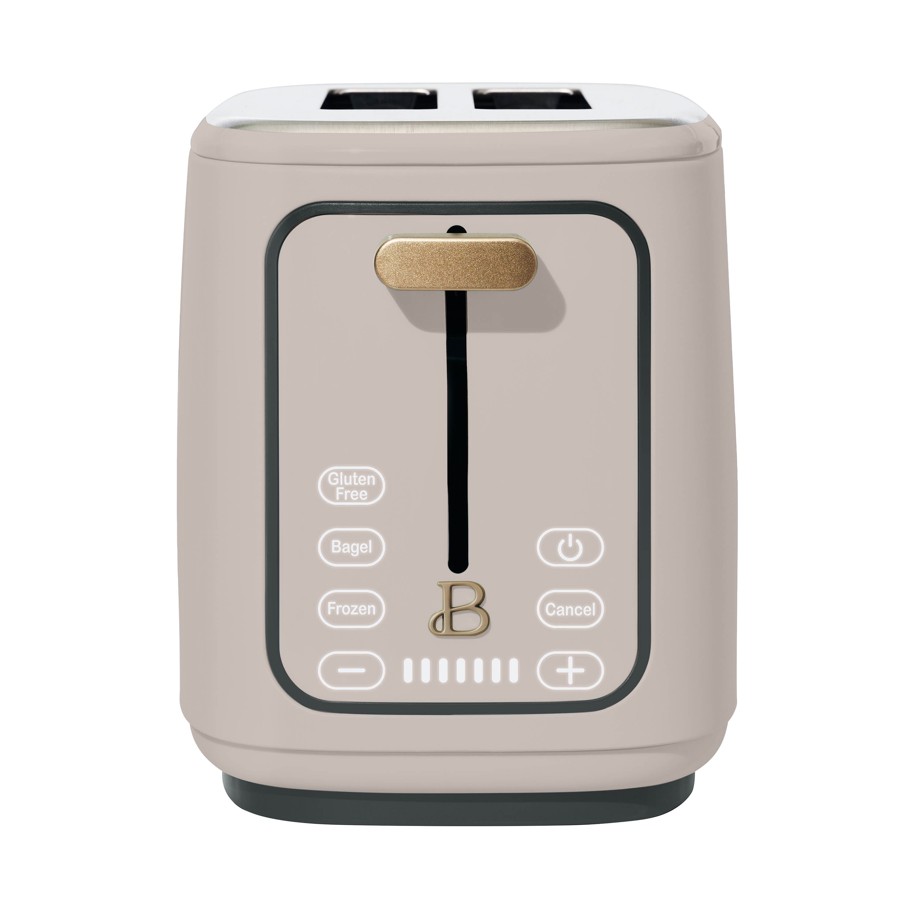 Beautiful 2 Slice Toaster with Touch-Activated Display, Porcini Taupe by Drew Barrymore - Walmart.com