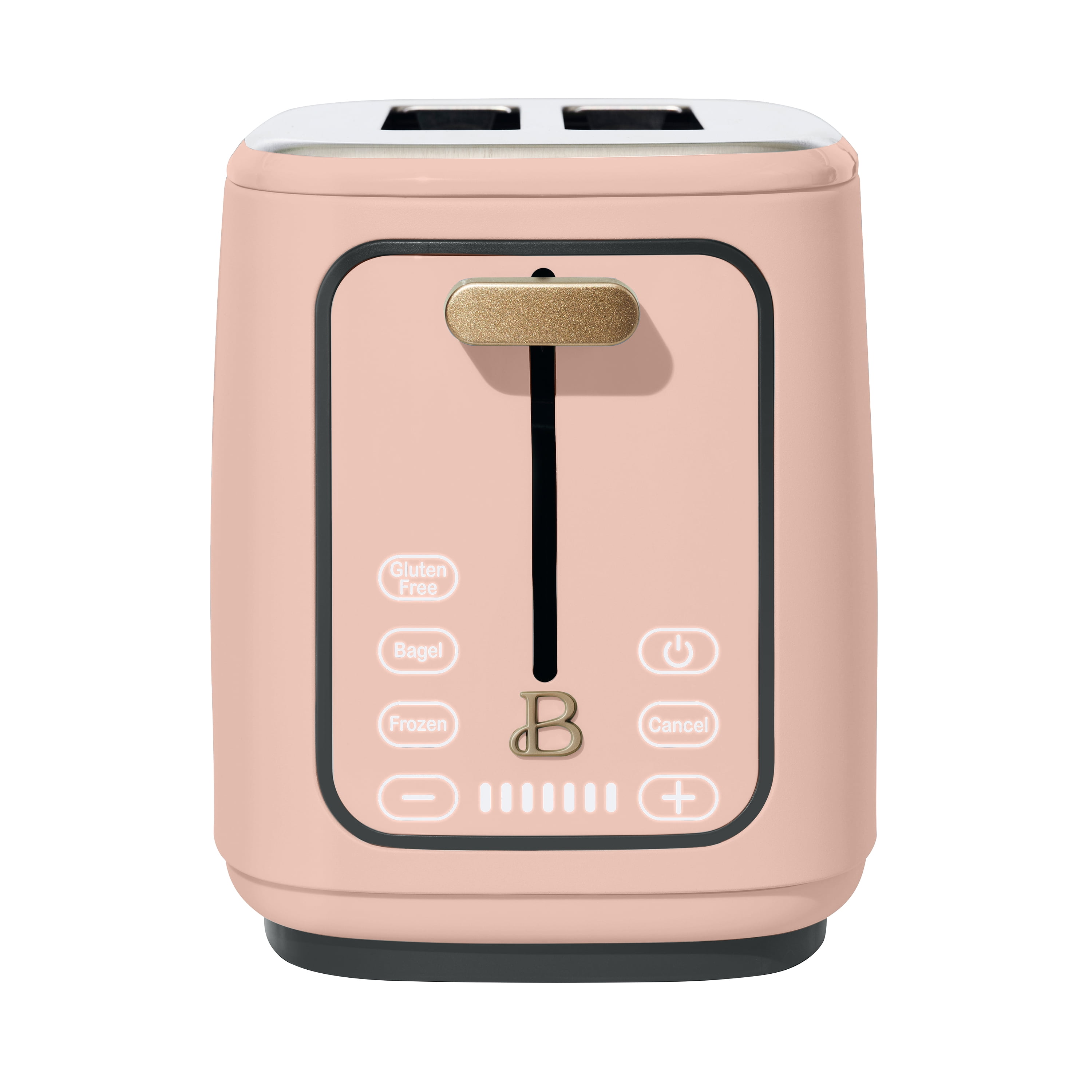 Beautiful 2 Slice Toaster with Touch-Activated Display, Rose by Drew Barrymore