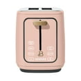 thumbnail interactive-video image 1 of Beautiful 2 Slice Toaster with Touch-Activated Display, Rose by Drew Barrymore, 1 of 9