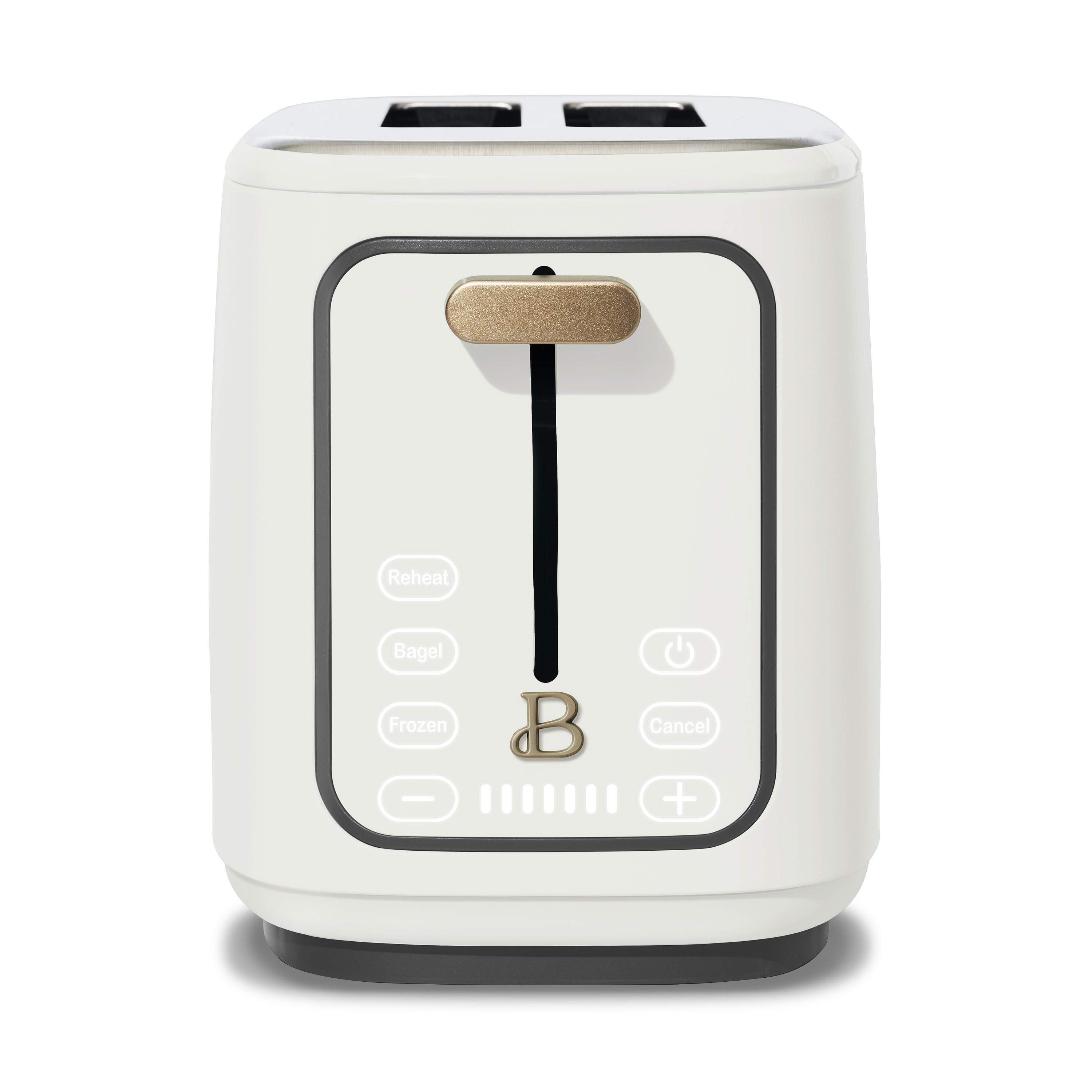 Beautiful 2 Slice Toaster with Touch-Activated Display, White Icing by Drew Barrymore - image 1 of 13