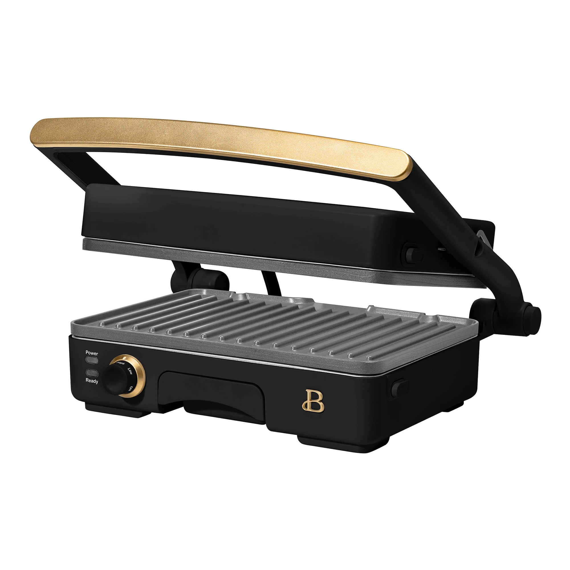 Beautiful 2-in-1 Panini Press & Grill, Black Sesame by Drew Barrymore - Walmart.com