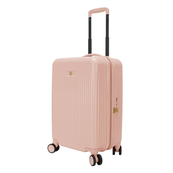 Beautiful 20-inch Carry-On Expandable Hardside Upright Luggage by Drew Barrymore, Rose Pink
