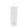 Beautiful 24oz No Drippy Sippy Stainless Steel Tumbler With Straw