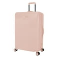thumbnail image 1 of Beautiful 28-inch Checked Expandable Hardside Upright Luggage by Drew Barrymore, Rose Pink, 1 of 20