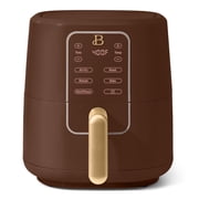 Beautiful 3 Qt Air Fryer with TurboCrisp Technology, EverGood Non-Toxic Ceramic Nonstick Coating, Chocolate by Drew Barrymore
