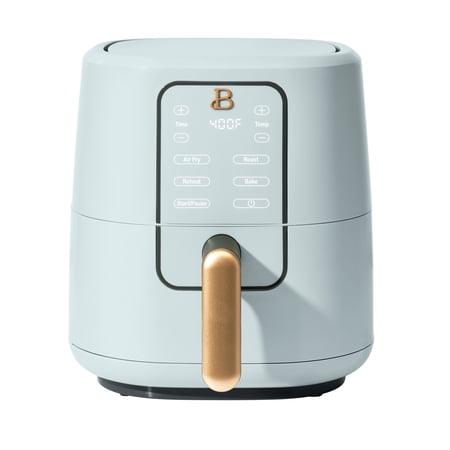Beautiful 3 Qt Air Fryer with TurboCrisp Technology, EverGood Ceramic Nonstick Coating, Hydrangea by Drew Barrymore