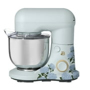 Beautiful 3.5 Qt Tilt-Head Stand Mixer with Flat Beater, Dough Hook & Balloon Whisk, Hydrangea Floral by Drew Barrymore