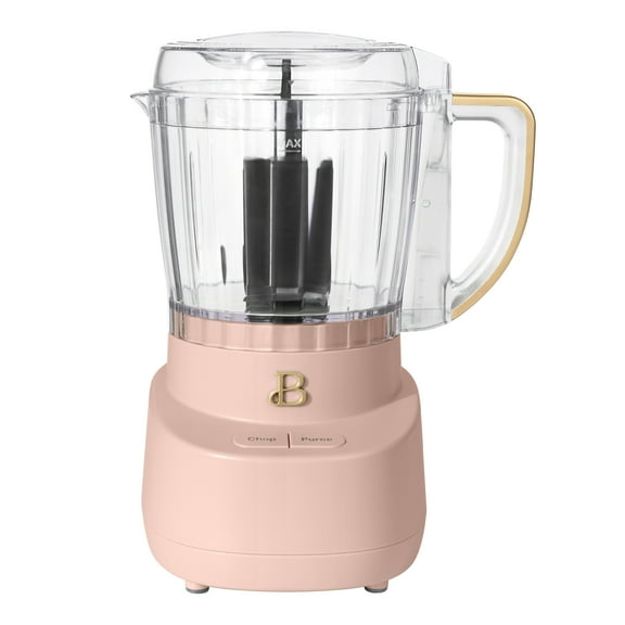 Beautiful 3-Cup Food Chopper, Rose by Drew Barrymore