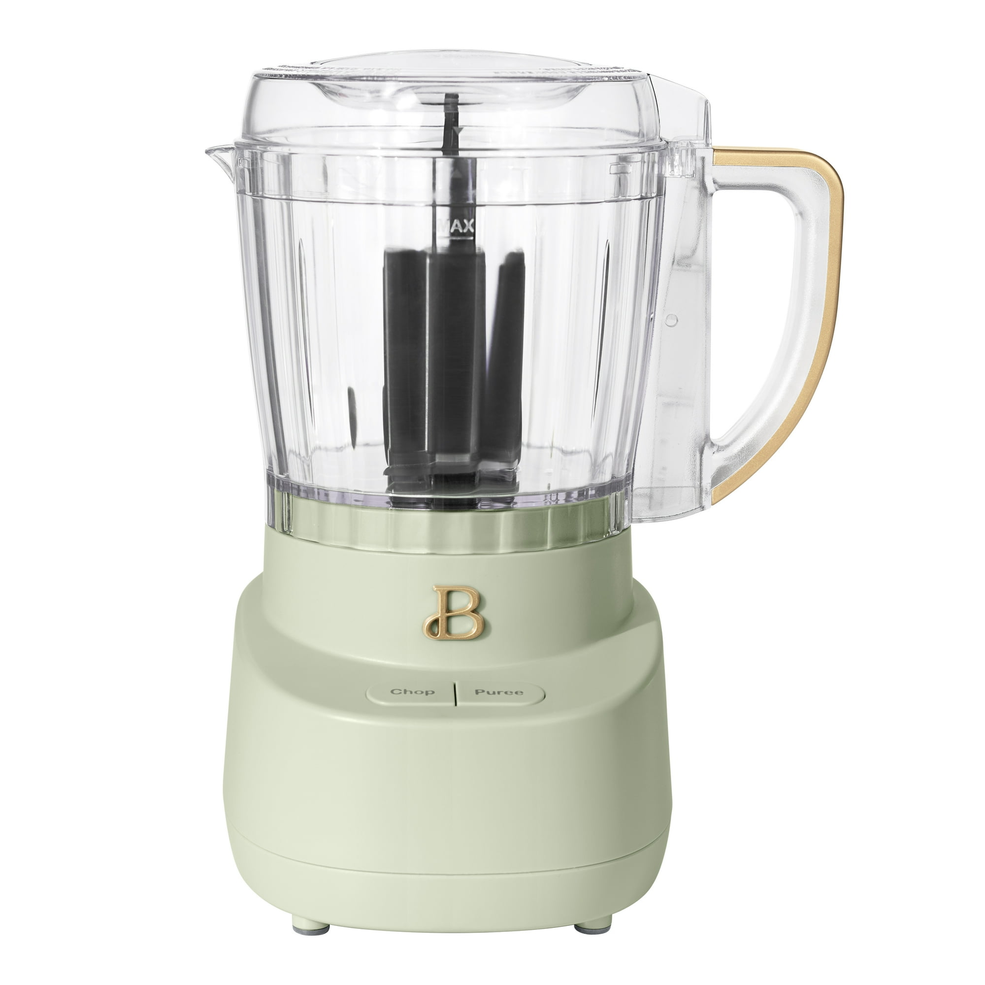 Beautiful 3-Cup Food Chopper, Sage Green by Drew Barrymore