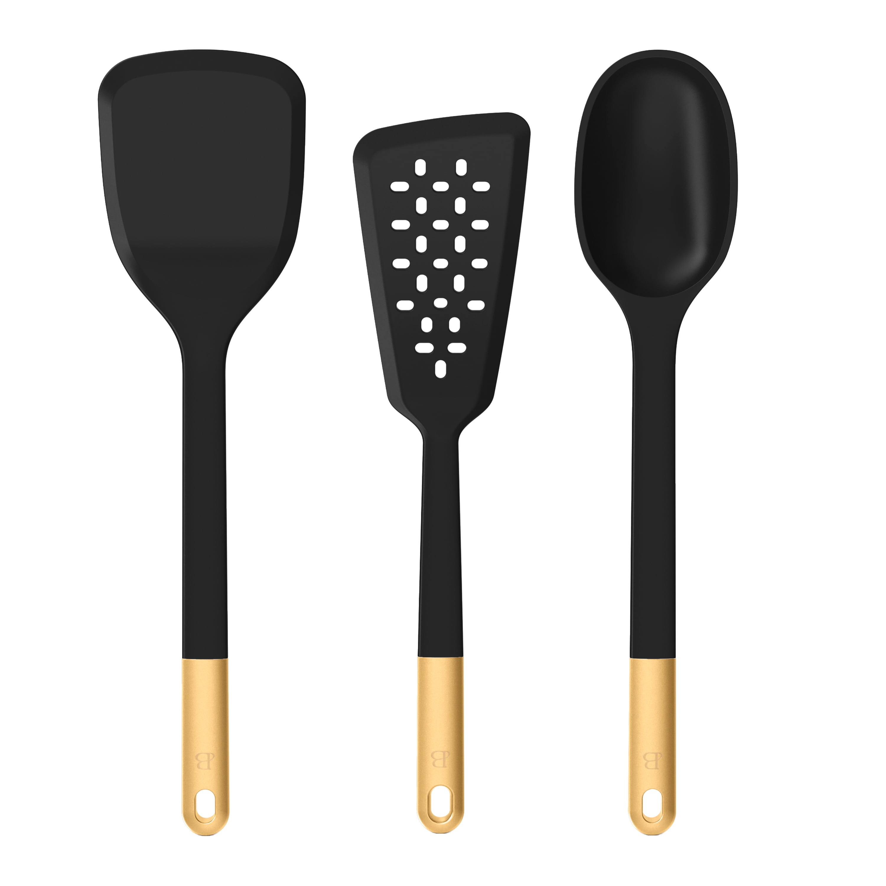 3-Piece Silicone Tool Set, Black - Walmart.com