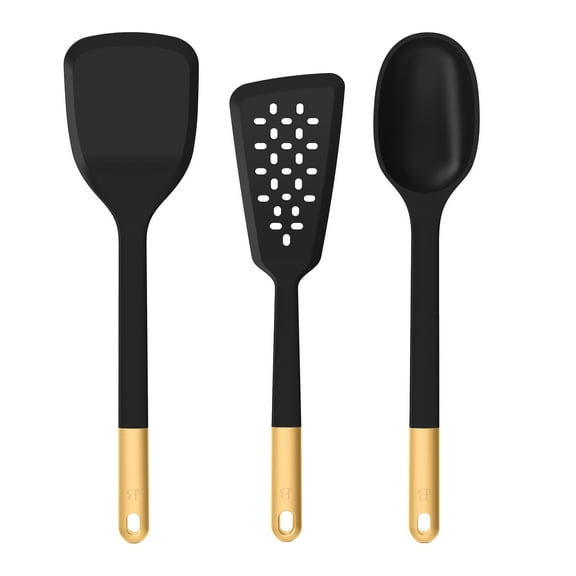 3-Piece Silicone Tool Set, Black