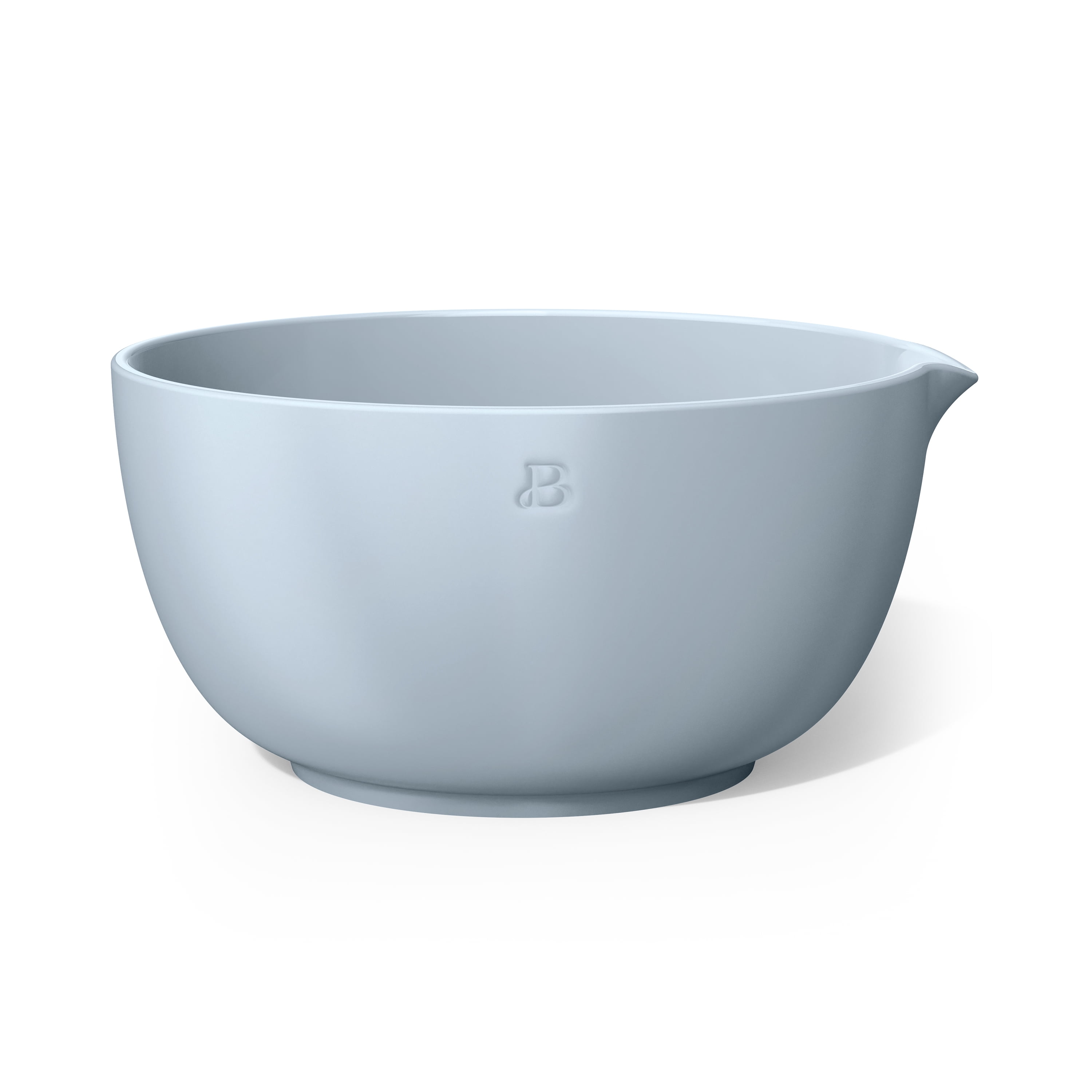 Beautiful 3 QT Stoneware Batter Mixing Bowl, Cornflower Blue by Drew Barrymore