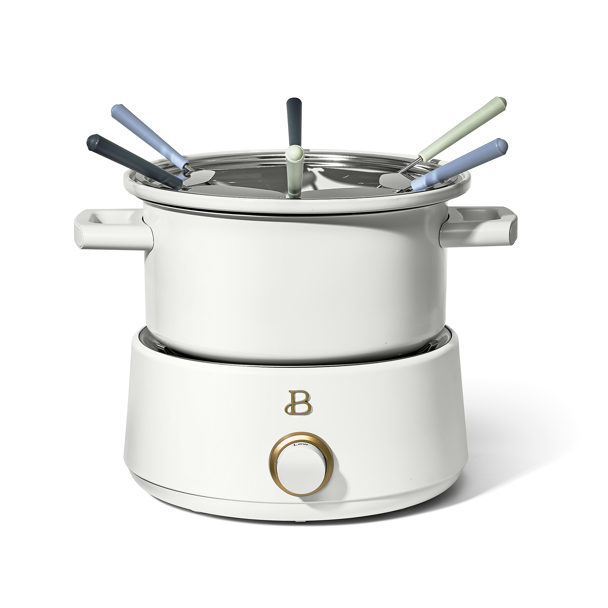 Cuisinart CFO3SS, 3Quart Electric Fondue Pot with Forks, Stainless