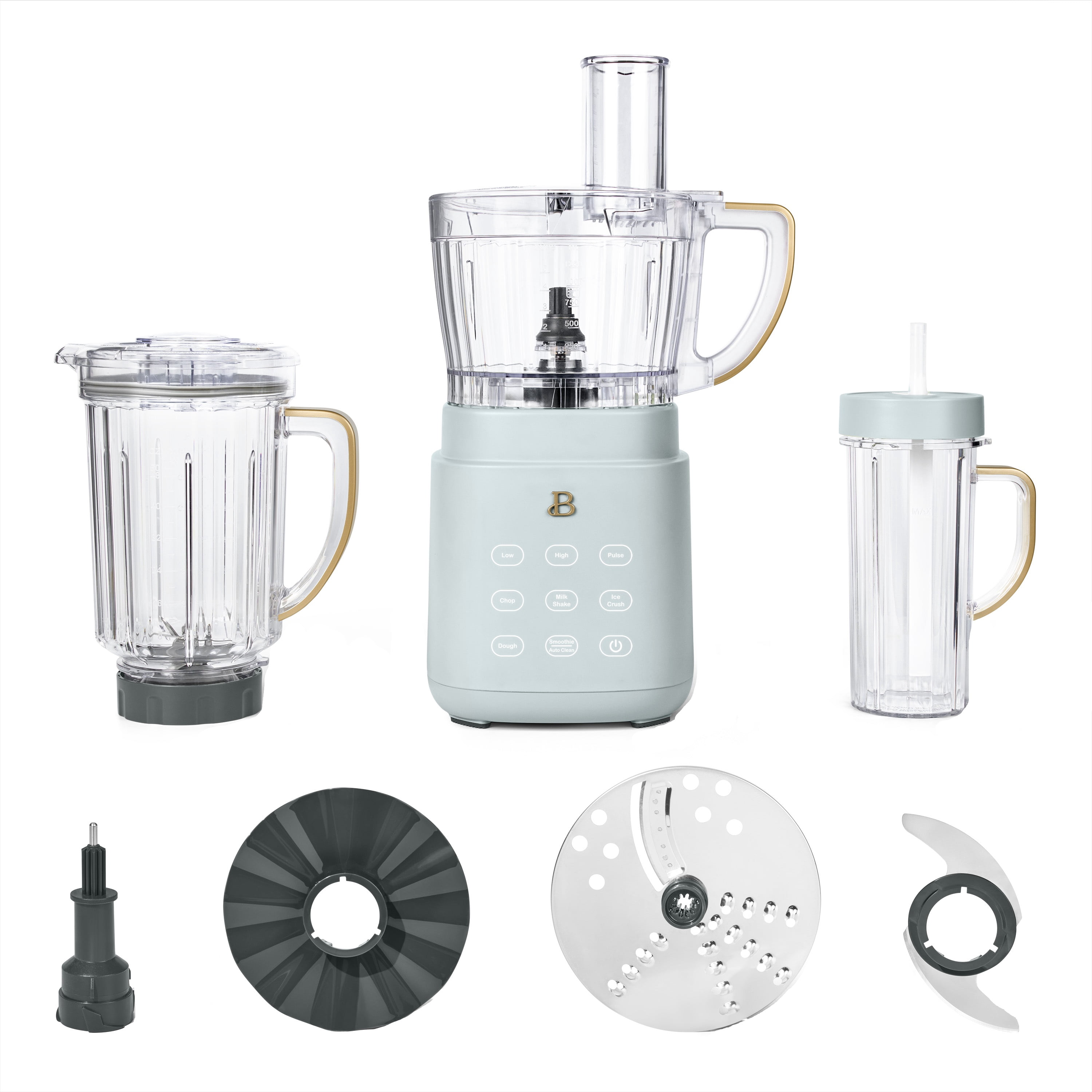 Beautiful 3-in-1 Kitchen System, Blender, Food Processor & Personal Blender, Hydrangea by Drew Barrymore