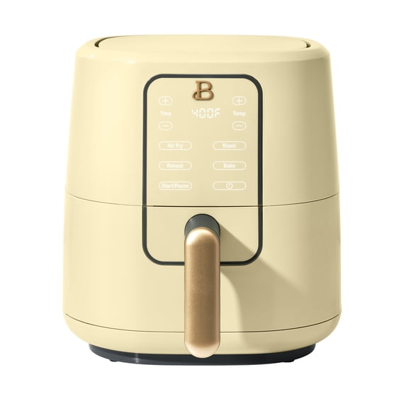 Beautiful 3 Qt Air Fryer with TurboCrisp Technology, EverGood™, Buttercream by Drew Barrymore
