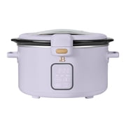 Beautiful 4 Qt Digital Slow Cooker with Hinged Locking Lid, Lavender by Drew Barrymore