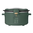 thumbnail image 1 of Beautiful 4 Qt Digital Slow Cooker with Hinged Locking Lid, Thyme Green by Drew Barrymore, 1 of 12