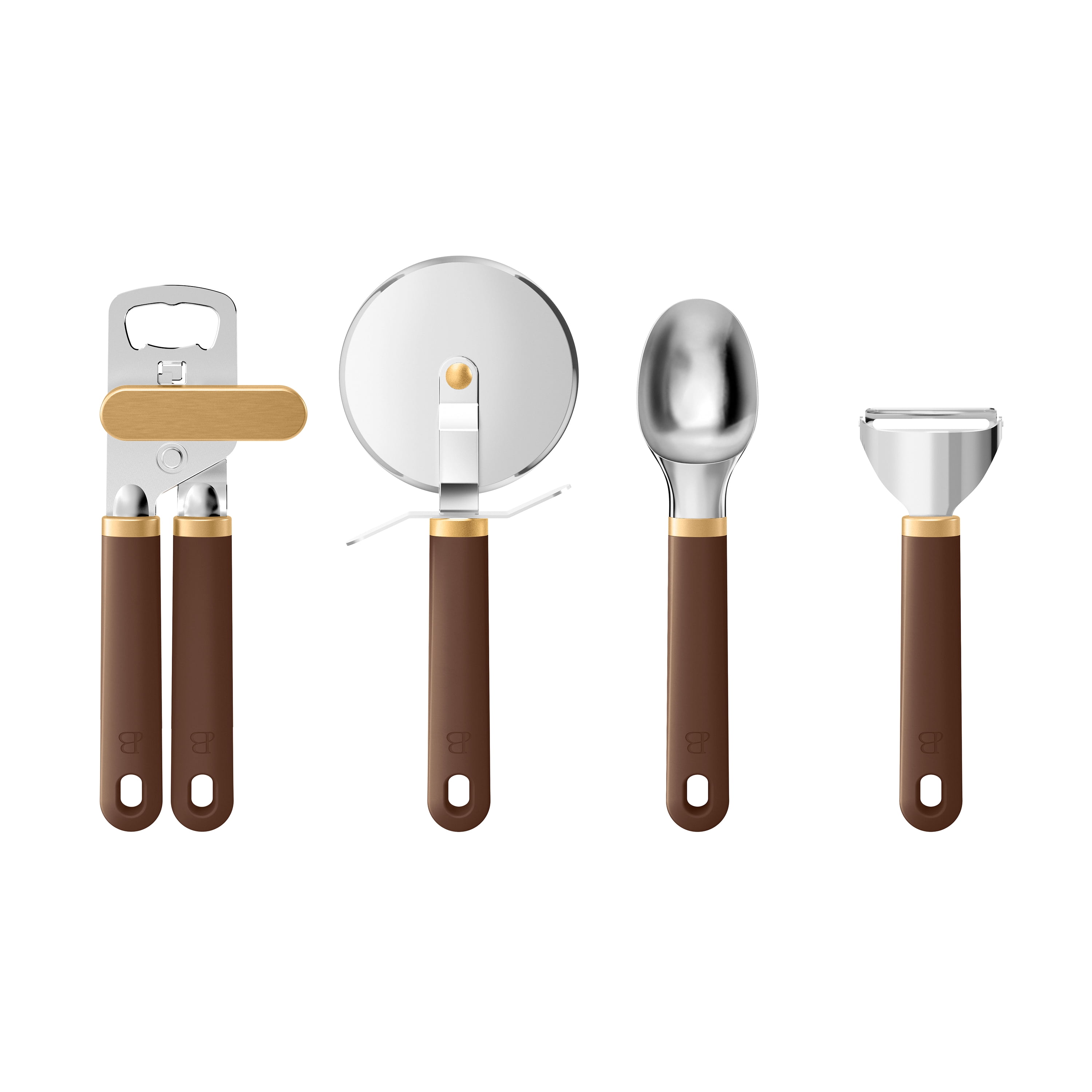 Beautiful 4-Piece Essentials Gadget Set, Chocolate by Drew Barrymore