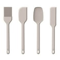 thumbnail image 1 of Beautiful 4-Piece Silicone Mini Kitchen Utensil Set, Porcini Taupe by Drew Barrymore, 1 of 8
