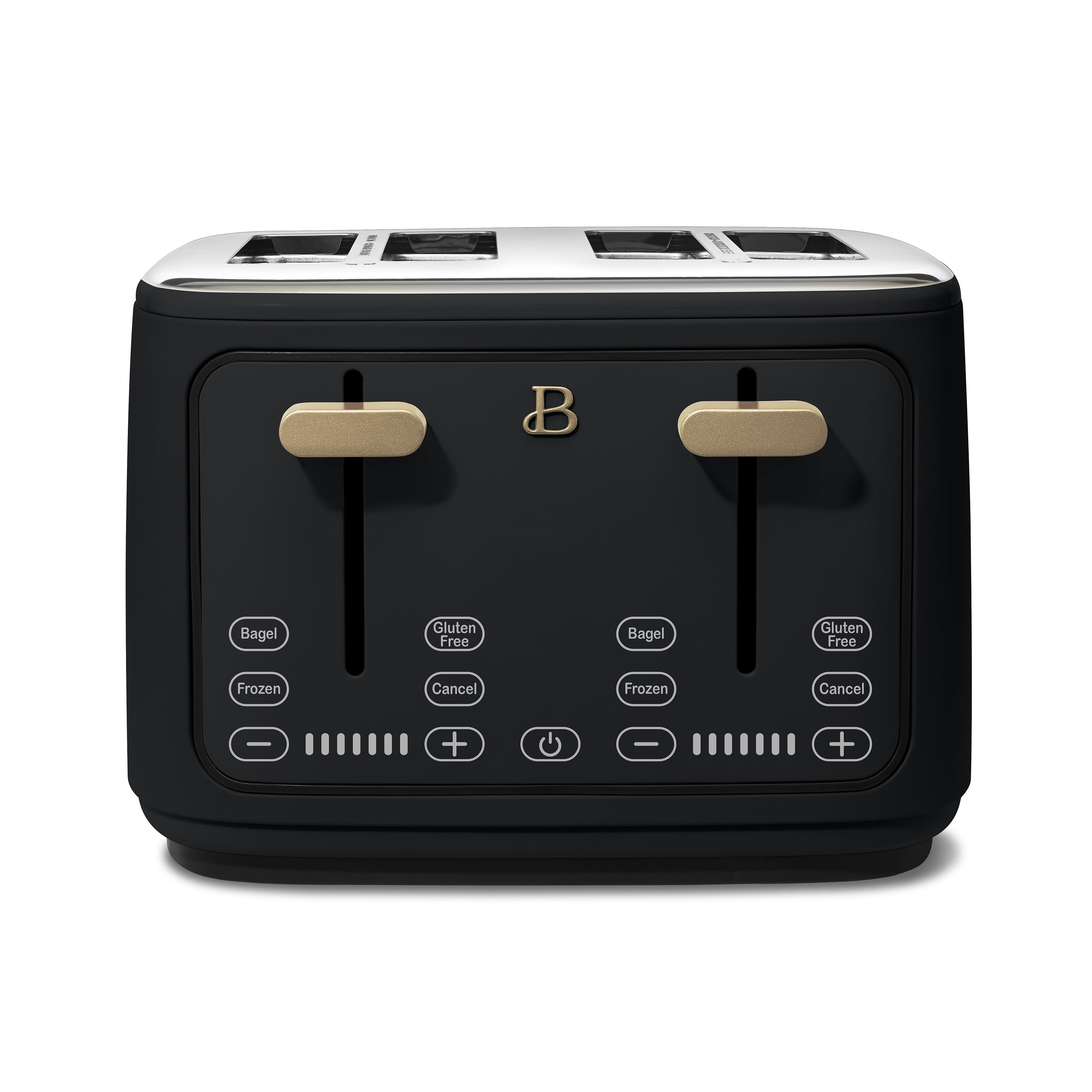 Beautiful 4 Slice Toaster, Black Sesame by Drew Barrymore