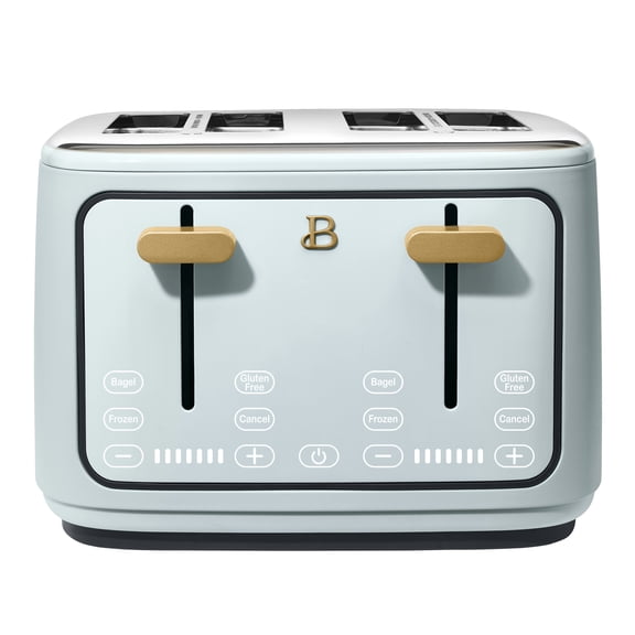 Beautiful 4-Slice Toaster with Touch-Activated Display, Hydrangea by Drew Barrymore
