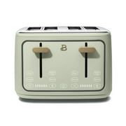 Beautiful 4 Slice Toaster, Sage Green