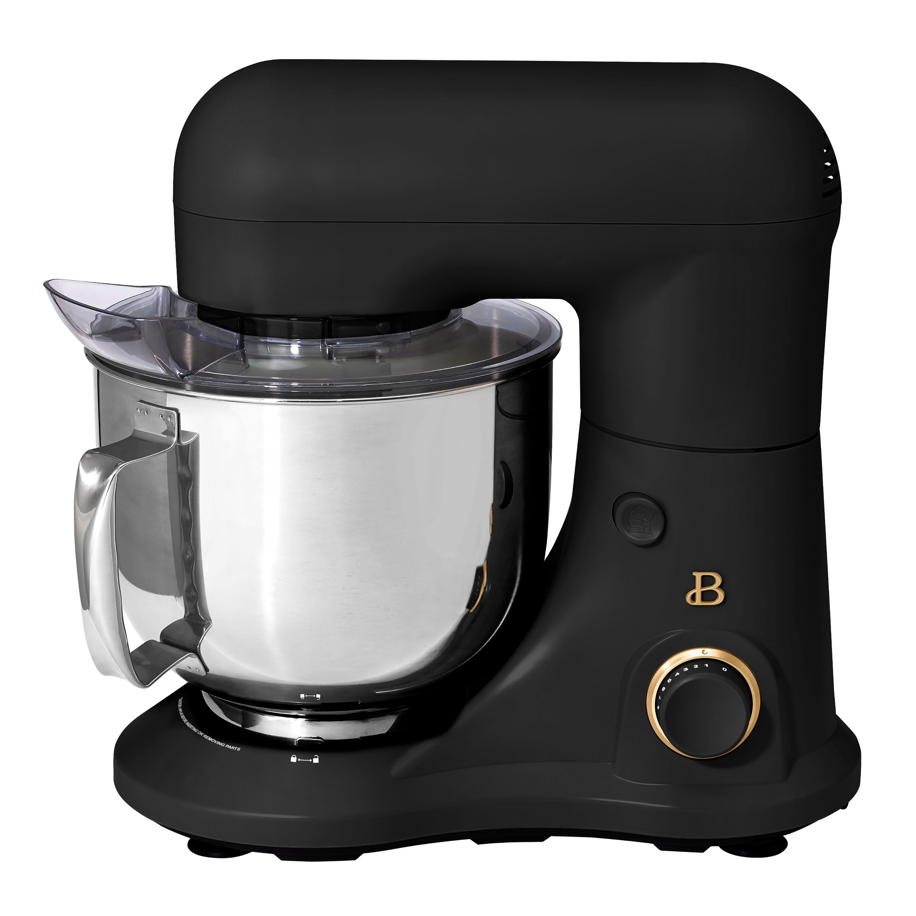 Beautiful 5.3 Qt Stand Mixer, Black Sesame with Flat Beater, Dough Hook, Balloon Whisk - Walmart.com