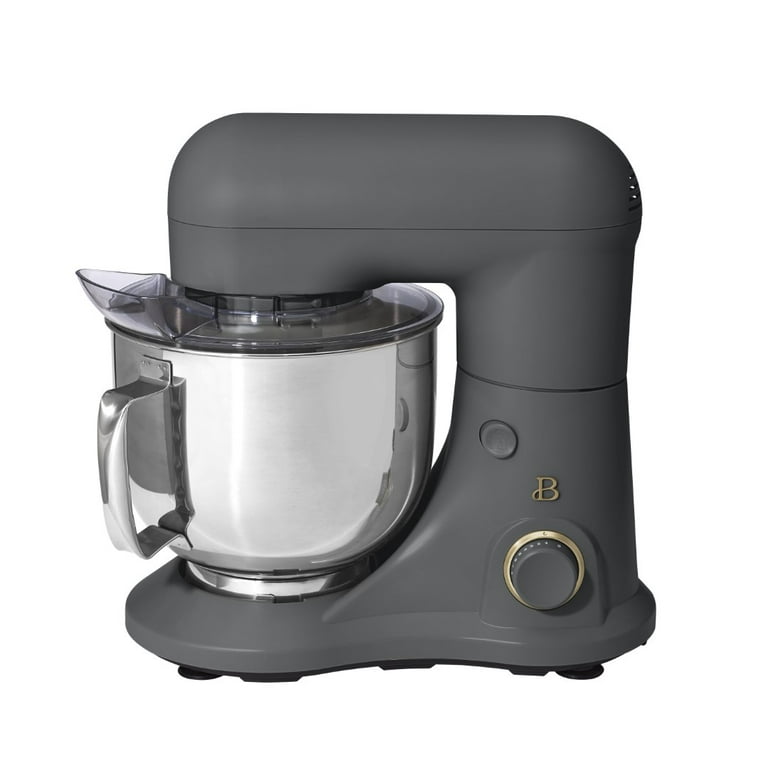 Beautiful 5.3 Qt Stand Mixer, Lightweight & Powerful with Tilt-Head, Oyster  Grey by Drew Barrymore 