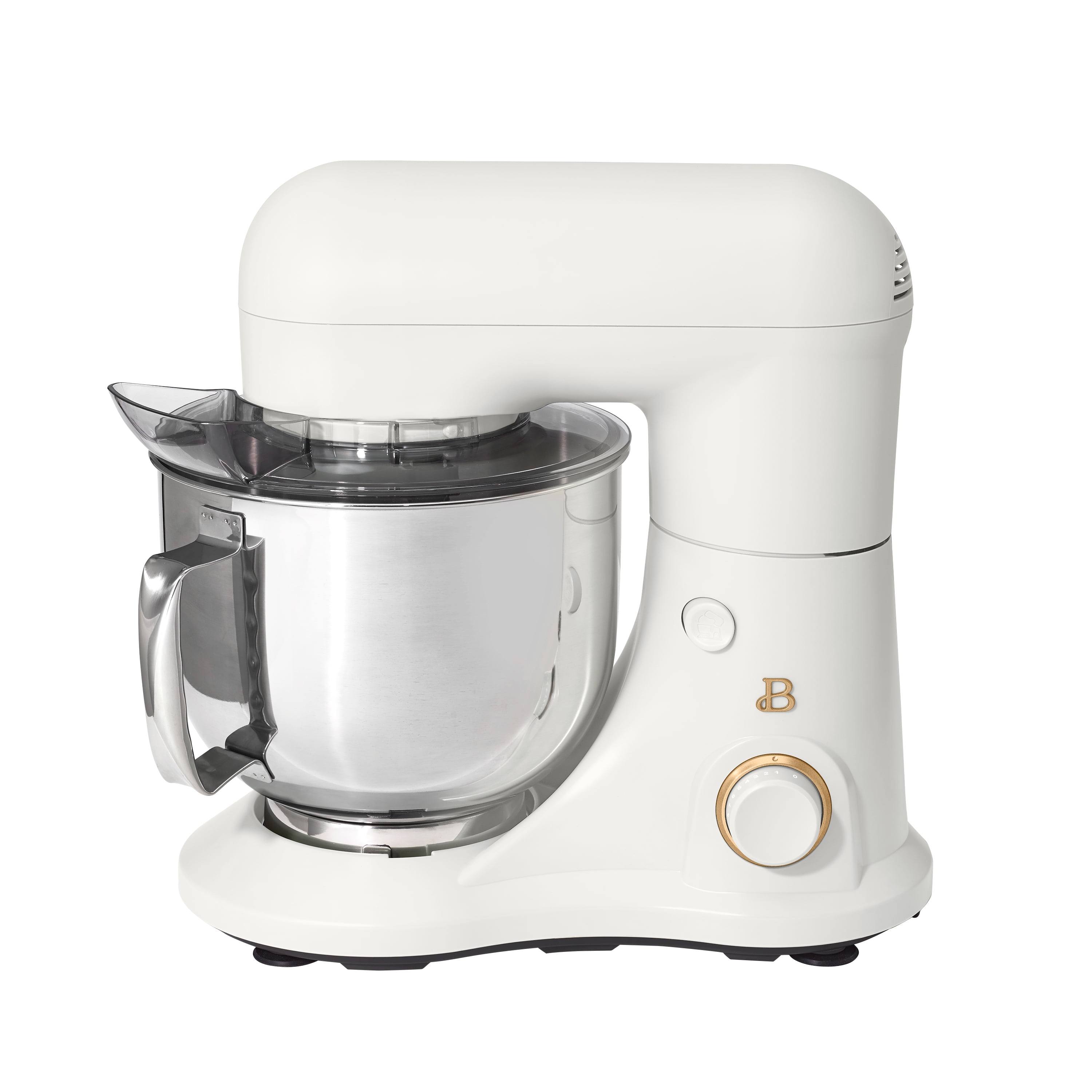 Beautiful 5.3 Qt Stand Mixer, Lightweight & Powerful with Tilt-Head, White Icing by Drew Barrymore