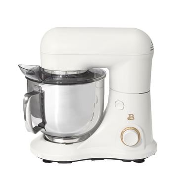 Beautiful 5.3 Qt Stand Mixer, Lightweight & Powerful with Tilt-Head, White Icing by Drew Barrymore