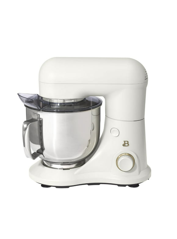 Beautiful 5.3 Qt Stand Mixer, Lightweight & Powerful with Tilt-Head, White Icing by Drew Barrymore