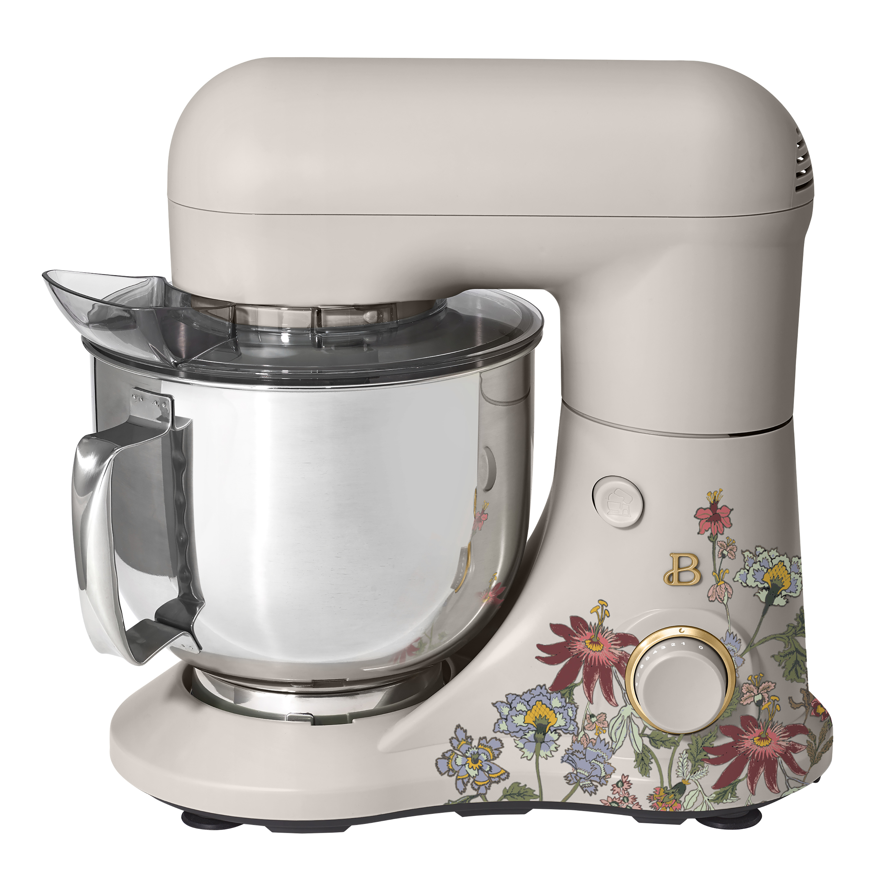 Beautiful 5 3 Qt Stand Mixer Lightweight Powerful With Tilt Head Wildflower Porcini By Drew Barrymore: What Stands Out on Walmart