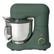Beautiful 5.3 qt Stand Mixer, Thyme Green with Flat Beater, Dough Hook, Balloon Whisk